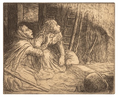 Lot 95 - Alphonse Legros (French, 1837-1911)