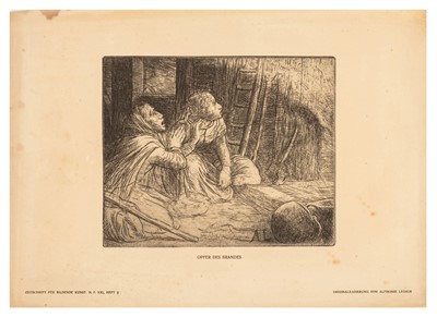 Lot 95 - Alphonse Legros (French, 1837-1911)