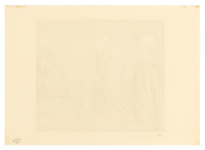 Lot 95 - Alphonse Legros (French, 1837-1911)