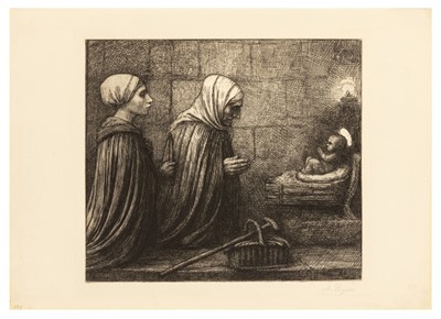 Lot 95 - Alphonse Legros (French, 1837-1911)