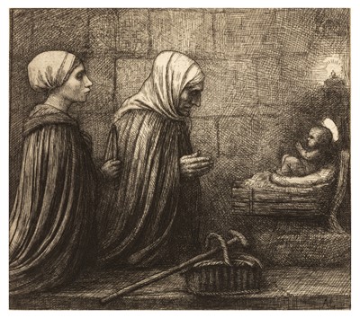 Lot 95 - Alphonse Legros (French, 1837-1911)