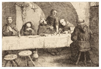 Lot 95 - Alphonse Legros (French, 1837-1911)