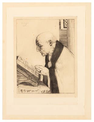 Lot 95 - Alphonse Legros (French, 1837-1911)