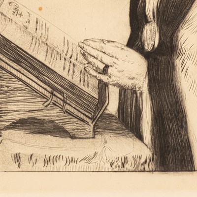 Lot 95 - Alphonse Legros (French, 1837-1911)
