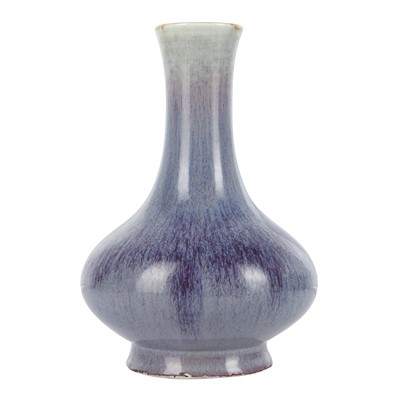 Lot 56 - A Chinese flambé-glazed vase, Qing dynasty, Daoguang mark and of the period