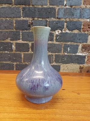 Lot 56 - A Chinese flambé-glazed vase, Qing dynasty, Daoguang mark and of the period