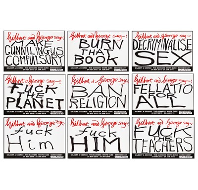 Lot 312 - Gilbert & George (British b.1943 & b.1942)