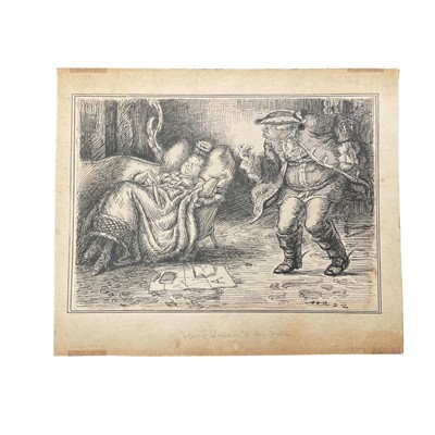 Lot 258 - ‘A. W. R.’, Two illustrations for Henry Fielding’s Tom Jones, 1922
