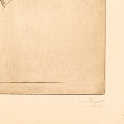 Lot 96 - Alphonse Legros (French, 1837-1911)