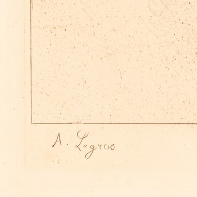 Lot 96 - Alphonse Legros (French, 1837-1911)