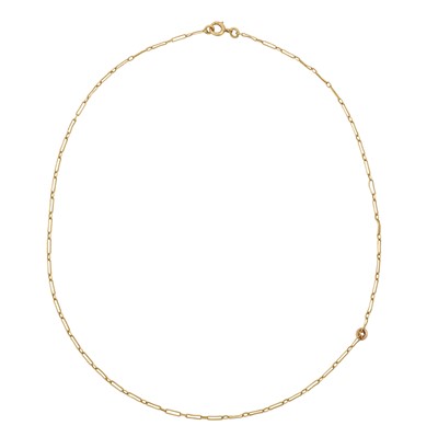 Lot 339 - A fancy link cable chain necklace