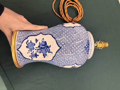 Lot 5 - A Chinese blue and white 'precious objects' vase, Qing dynasty, Kangxi period