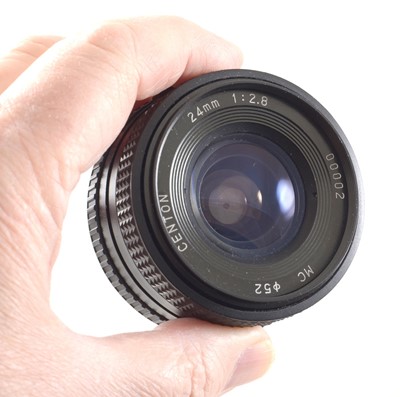 Lot 209 - Group of FIVE 24mm Manual Focus Lenses, inc. Centon Lens #00002.