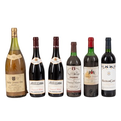 Lot 184 - Mixed French Wines - 6 bottles