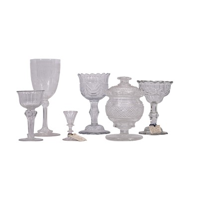 Lot 148 - A group of mid 18th Century and later glassware