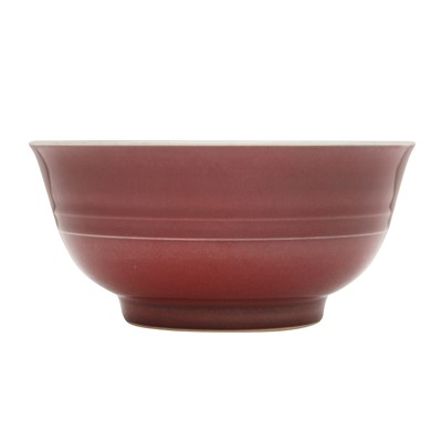 Lot 648 - A Chinese copper-red bowl, 19th century