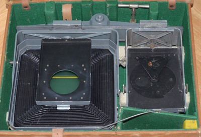 Lot 189 - Ex-WD Air Ministry RAF Whole Plate Monorail Camera.