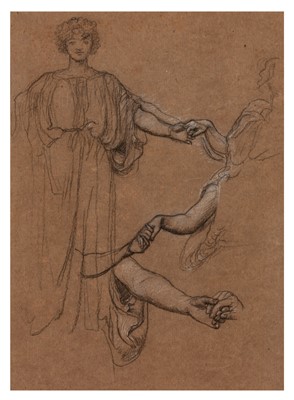 Lot 97 - Sir Edward John Poynter, Bt., P.R.A., R.W.S. (British, 1826-1919)