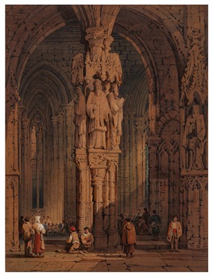 Lot 209 - Attributed to Samuel Gillespie Prout (British, 1822-1911)