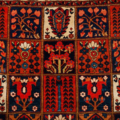Lot 76 - An antique Bakhtiari carpet, west Persia