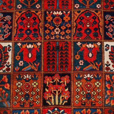 Lot 76 - An antique Bakhtiari carpet, west Persia