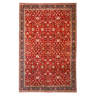 Lot 12 - A fine signed Hereke carpet, Turkey
