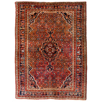 Lot 49 - An unusual antique west Persian rug