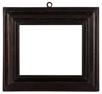 Lot 222 - A Dutch 17th Century, reverse profile polishes fruitwood frame