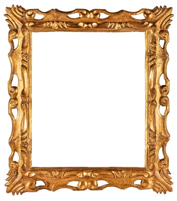 Lot 224 - A Florentine 18th Century, carved and pierced giltwood frame