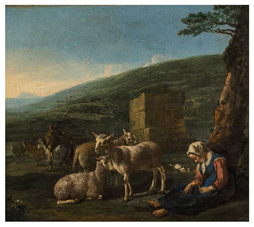 Lot 4 - Circle of Karel Dujardin (Dutch, 1626-1678)