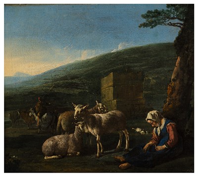 Lot 4 - Circle of Karel Dujardin (Dutch, 1626-1678)