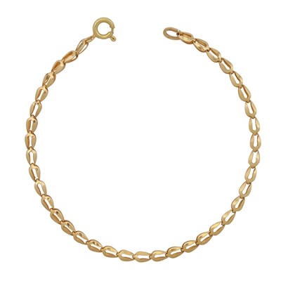 Lot 344 - A fancy link bracelet