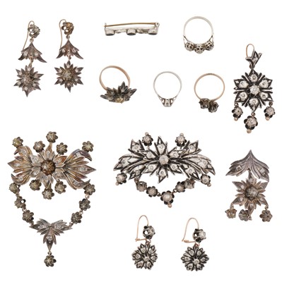 Lot 457 - A group of gem-set jewellery