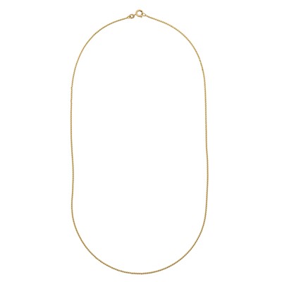 Lot 392 - A serpentine chain necklace