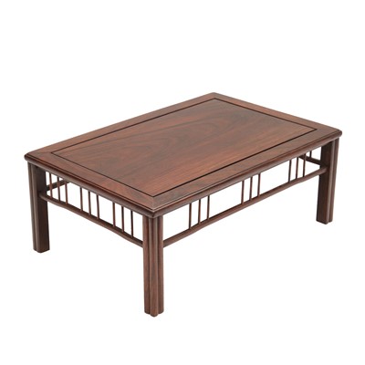 Lot 580 - A small Chinese hardwood scholar's table, 19th/20th century