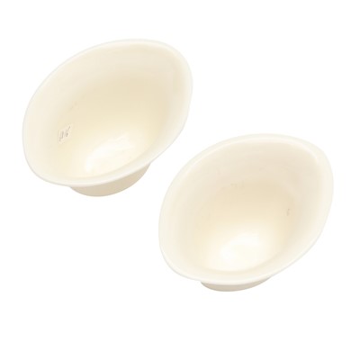 Lot 90 - Two Chinese Dehua inscribed cups, Qing dynasty, 17th/18th century