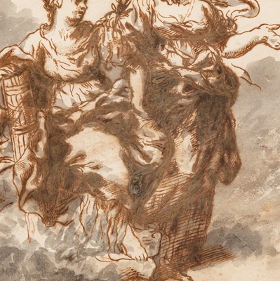 Lot 7 - Circle of Pietro da Cortona (Italian, 1596-1669)