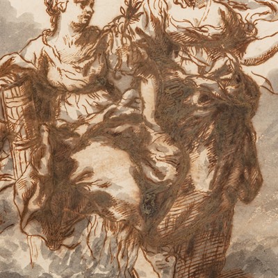 Lot 7 - Circle of Pietro da Cortona (Italian, 1596-1669)