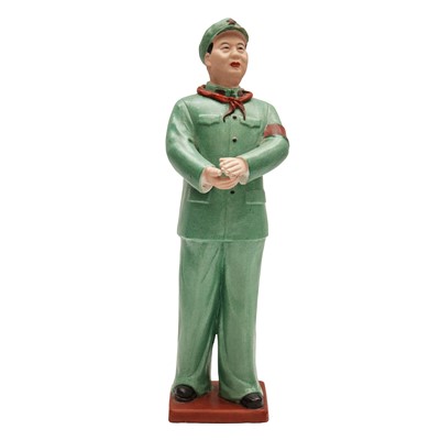 Lot 444 - A Chinese Cultural Revolution figure of Chairman Mao, 1966-1976