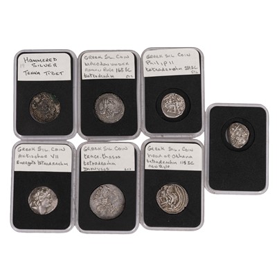 Lot 27 - A mixed group of ancient and later silver coins