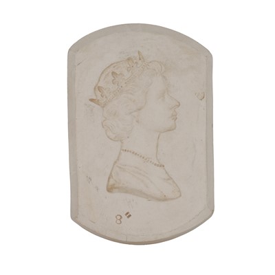 Lot 127 - A Wedgwood Arnold Machin cameo mould portrait of Queen Elizabeth II