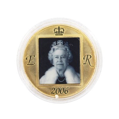 Lot 30 - A Royal Mint Equanimity Queen Elizabeth II 80th birthday medallion