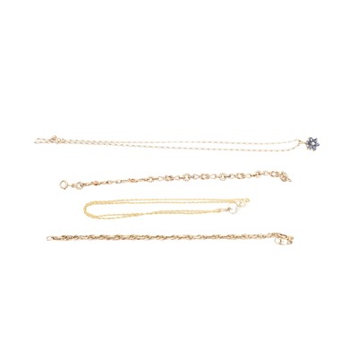 Lot 24 - Two necklaces and two bracelets