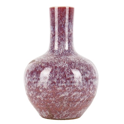 Lot 661 - A Chinese flambé-glazed vase, 20th century
