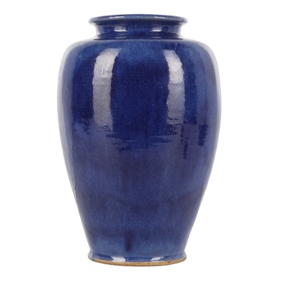 Lot 75 - A Chinese Yixing flambé-glazed vase, 19th century, signed Ge Mingxiang