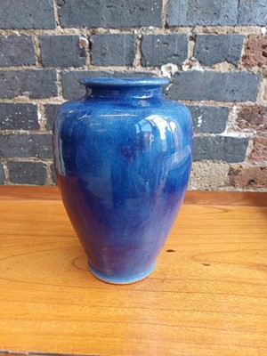 Lot 75 - A Chinese Yixing flambé-glazed vase, 19th century, signed Ge Mingxiang