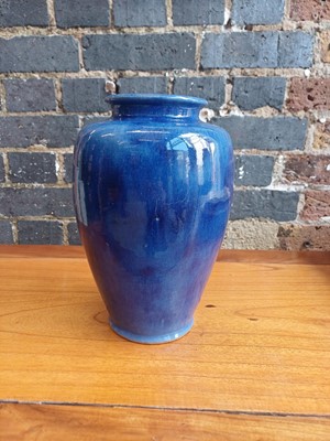 Lot 75 - A Chinese Yixing flambé-glazed vase, 19th century, signed Ge Mingxiang