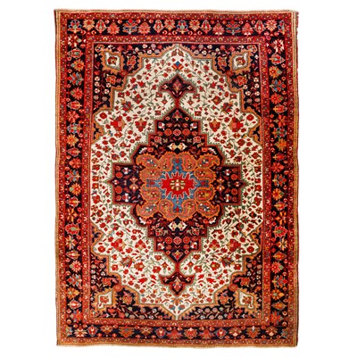 Lot 5 - A fine antique Feraghan rug, west Persia