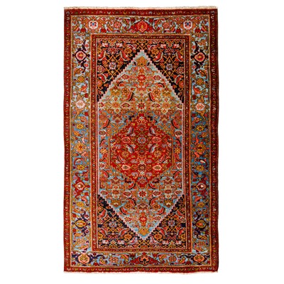 Lot 6 - An antique Bijar rug, north-west Persia