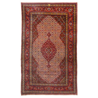 Lot 59 - A very fine antique, signed Tabriz carpet, north-west Persia